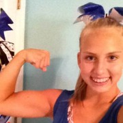 Teen muscle girl Cheerleader Ashlyn